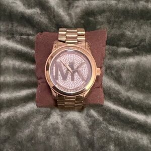 Michael Kors Gold-Tone Logo Watch